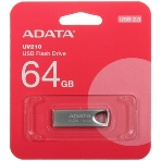 Флешка USB ADATA UV210 (AUV210-64G-RGD), 64Gb, USB 2.0, R/W 15/5, серебро, фото14