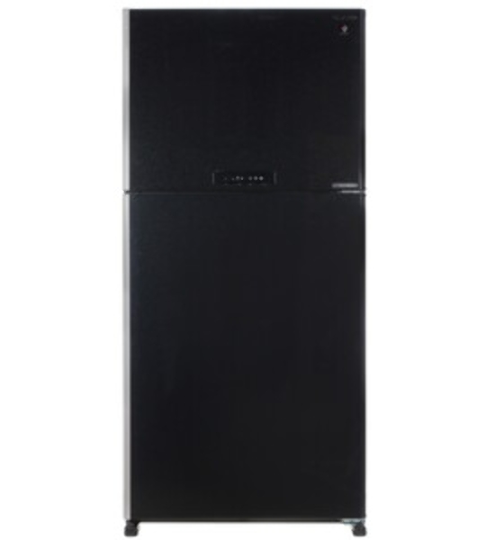 Холодильник Sharp SJ-XG60PMBK черный двухкамерный 422/178 л морозилка сверху, No Frost