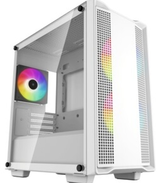 Компьютерный корпус DeepCool CC360 ARGb (R-CC360-BKAPM3-G-1) (mATX, без БП, 2xUSB, с окном)
