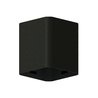 Корпус светильника C7813 SBK черный песок 70*70*H80mm MR16 GU5.3