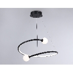 Светильник Ambrella light FL66293 BK черный 39W 3000K-6400K D500*1000 (ПДУ ИК), фото6