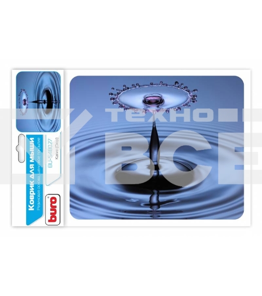 Коврик для мыши Buro BU-S48027 рисунок/капля