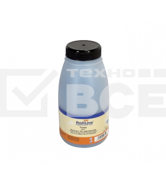 Тонер TK-540/580/590 Cyan для принтеров Kyocera Mita FS-C5100/5250 100 гр ProfiLine Фасовка РФ