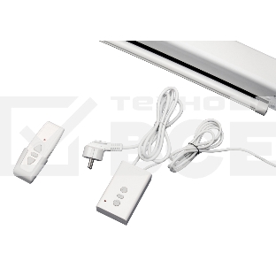 Экран Cinema S'OK SCPSM-400x225FG-ED120 16:9 181' Pro настенно-потолочный, моторизованный, 400x225 см, фибергласс, белый корпус экстрадроп 120 см