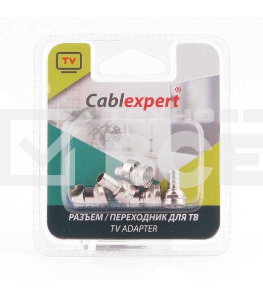 Коннектор Cablexpert F SPL6-03, для кабеля RG6, 5шт
