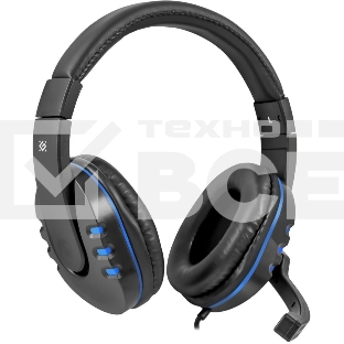 Гарнитура Defender GAMING WARHEAD G-160 BLACK/BLUE
