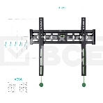 Кронштейн ONKRON FM5 / 32-55'' макс 400*400 наклон 0º от стены: 29мм макс вес 56,8кг, фото25