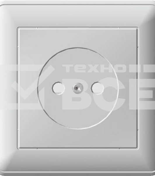 Розетка 1-м СП W59 16А IP20 защ. шторки без заземл. бел. SchE RS16-151-18