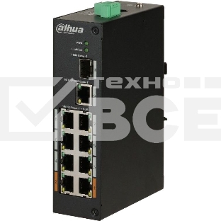 Коммутатор Dahua DH-PFS3110-8ET-96 неуправляемый