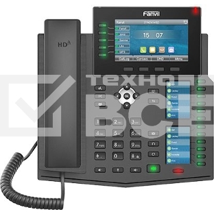 Телефон IP Fanvil X6U черный