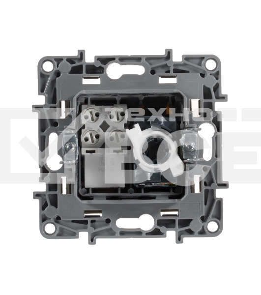 Розетка RJ11+RJ45 к. 5 UTP, сл. кость ETIKA Розетка RJ11+RJ45 к. 5 UTP, сл. кость