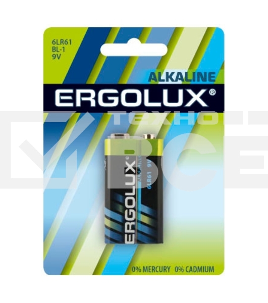 Элемент питания алкалиновый Ergolux 