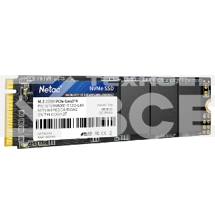 Накопитель SSD Netac 512Gb M.2 N930E Pro Series <NT01N930E-512G-E4X> Retail (PCI-E 3.1 x4, up to 2080/1700MBs, 3D TLC/QLC, NVMe 1.3, 22х80mm)