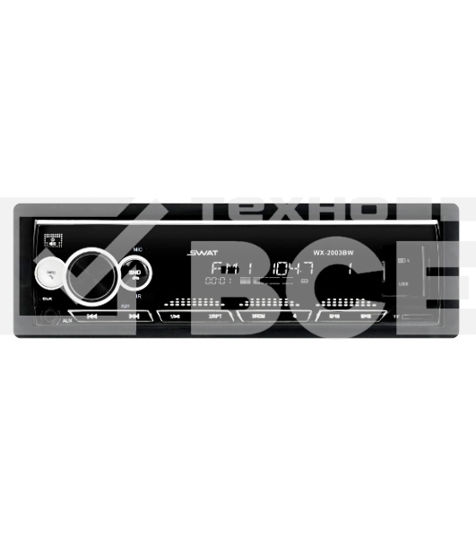 Автомагнитола Swat WX-2003BW 1DIN 4x50Вт