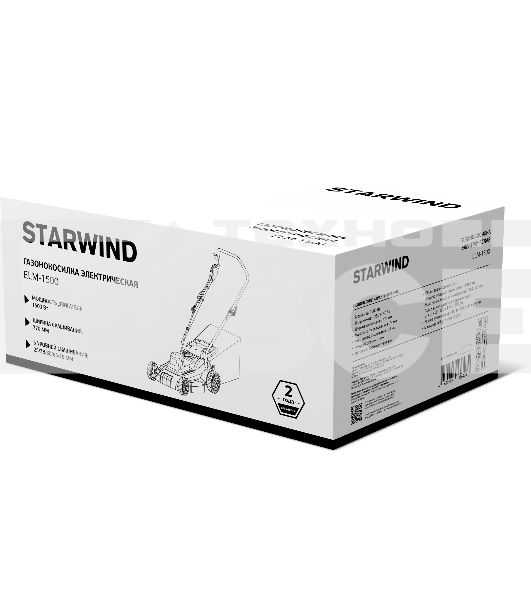 Газонокосилка роторная Starwind ELM-1500 1500Вт