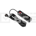 Удлинитель STANDARD 3 гнезда, 5м, 3х1,0мм², с/з, с выключателем, черный REXANT, фото4