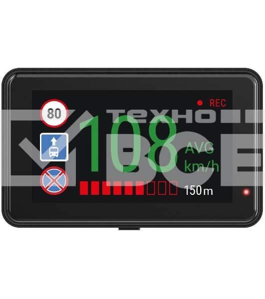 Видеорегистратор Navitel R980 4K черный 1440x2560 1440p 140гр. GPS