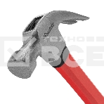 Молоток-гвоздодер Matrix 450 г, боек 27 мм, фибергласовая обрезиненная рукоятка, фото2