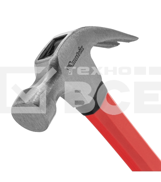 Молоток-гвоздодер Matrix 450 г, боек 27 мм, фибергласовая обрезиненная рукоятка