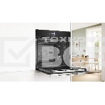 Духовой шкаф Bosch HSG7361B1 Home Connect!! Serie 8, черный, 21 режим + комбинированные режимы, функция приготовление на пару 100%, 4-слойное остекление, 3 цветных текстовых TFT-дисплея 2,5