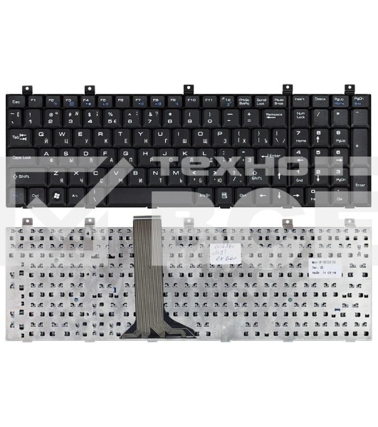 Клавиатура для ноутбука MSI ER710 EX600 EX6?10 EX620 EX623 EX630 EX700 черная