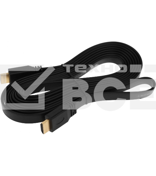 Кабель соединительный аудио-видео Premier 5-815F HDMI (m)/HDMI (m) 3м. черный (5-815F 3.0)