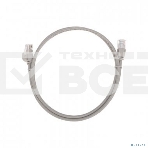 Патч-корд U/UTP Rexant категория 6A (10G), RJ45-RJ45, неэкранированный, 28AWG, LSZH, серый, 1 м, фото2