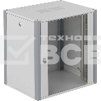 Шкаф коммутационный Sysmatrix (WP 6409.710) настенный 9U 600x450мм пер.дв.стекл 60кг серый, фото2