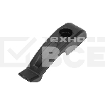 Держатель кабеля Rexant для прямого монтажа односторонний черный, 67 мм (20 шт/уп), фото 1