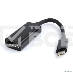 Bion Переходник USB Type-C - HDMI (M/F), 4K@30Hz, пластиковый корпус, 0.10 м, фото 1