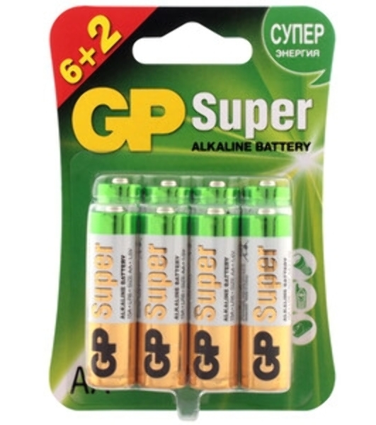 Алкалиновые батарейки GP Super Alkaline G-Tech 13А типоразмера D - 2 шт. на блистере (2 шт.)