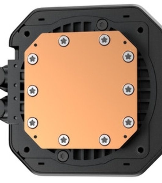 Кулер с водяным охлаждением Deepcool LM420 ARGB Soc-AM5/AM4/1200/1700/1851 черный 4-pin 25.2dB Al LCD 2176gr Ret (R-LM420-BKDMMC-1)