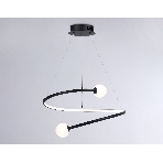Светильник Ambrella light FL66293 BK черный 39W 3000K-6400K D500*1000 (ПДУ ИК), фото5