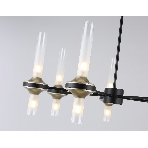 Люстра Ambrella light LH55353/14 BK/CGD/CL черный/золото/прозрачный G9/14 max 30W D750*690, фото5