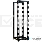 Стойка телеком. универсальная 33U двухрамная, цвет черный (СТК-33.2-9005) (1 коробка), фото2