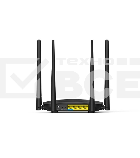 Маршрутизатор Tenda AC5 1200Mbps 11AC wave2Router, MU-MIMO,1Ghz CPU，4X5dbi Antennas, 1X100Mbps WAN, 3x100Mbps LAN,WiFi On/Off Switch,Universal Rep