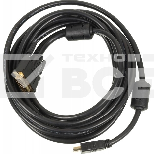Кабель Ningbo DVI-D/HDMI 24M/19M 5m позолоченные контакты ферритовые кольца