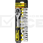 Набор головок STAYER 27750-H12  standard: 1/2 на пластиковом рельсе трещотка удлинитель 10-24мм 12ш, фото 1