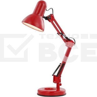 Светильник TLI-221 RED E27 настол. красн. Uniel UL-00002121