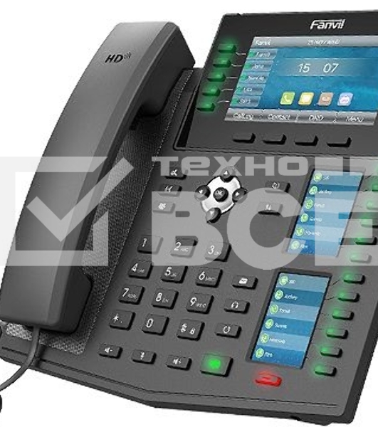 Телефон IP Fanvil X6U черный