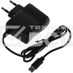 Сетевое зарядное устройство Buro BUWC1 2A кабель USB Type C черный, фото2