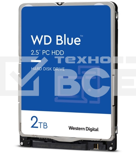 Жесткий диск Western Digital  Blue™ WD20SPZX 2ТБ 2,5