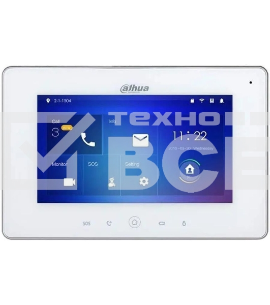 Видеодомофон Dahua DHI-VTH5221DW-S2 белый