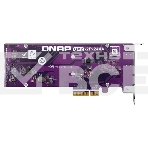 Плата расширения QNAP QM2-2P-244A Dual M.2 22110/2280 SATA SSD expansion card (PCIe Gen2 x2), Low-profile bracket pre-loaded, Low-profile flat and Full-height are bundled (shorter version to support TVS-x82/TS-x77 PCIe slot 2 & slot 3), фото4