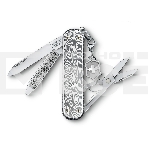 Нож перочинный Victorinox Classic Brilliant Damast (0.6221.34) 58мм 5функц. серебристый подар.коробка, фото6