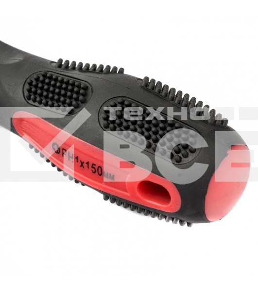 Отвертка Anti-Slip, PH1 х 150 мм, CrV, двухкомп. рукоятка Matrix