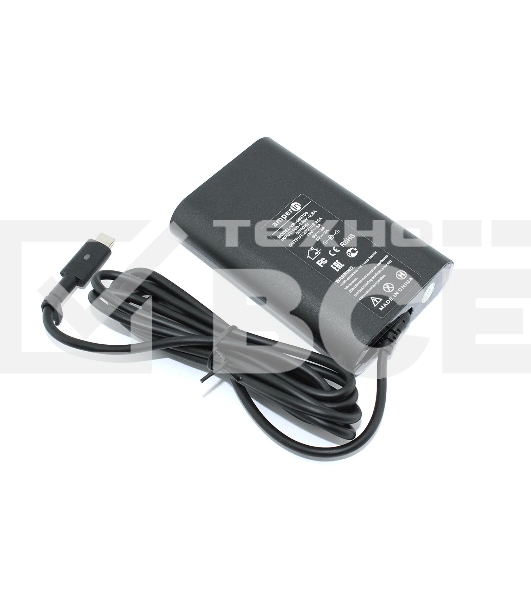Блок питания (сетевой адаптер) Amperin 5V 3A - 20V 3,25A 65W Type-C, тонкий корпус