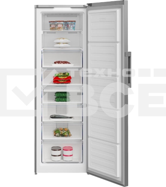 Морозильная камера Beko B3RFNK312G, серый, 275 л, 6 ящиков