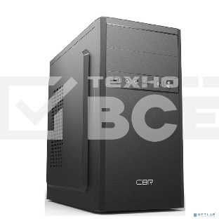Корпус CBR RD873, без БП, mATX Minitower 2*USB 2.0, HD Audio+Mic, кабель питания 1.2м, черный PCC-MATX-RD873-WPSU