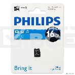 Флеш карта microSD 16GB PHILIPS microSDHC Class 10, фото2